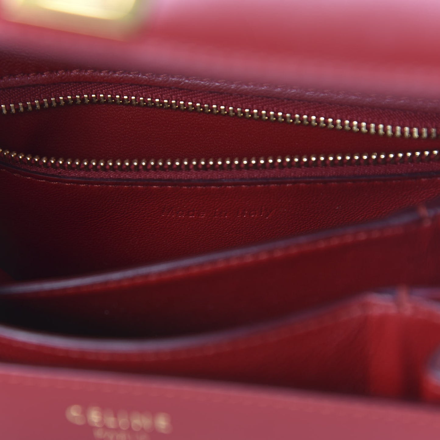 Box Calfskin Small Classic Box Flap Bag Red