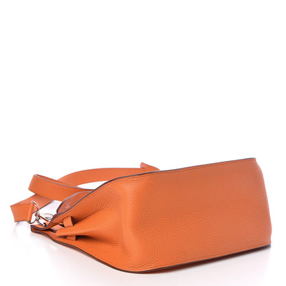 Hermes Taurillon Clemence Jypsiere 28 Orange 4 of 10