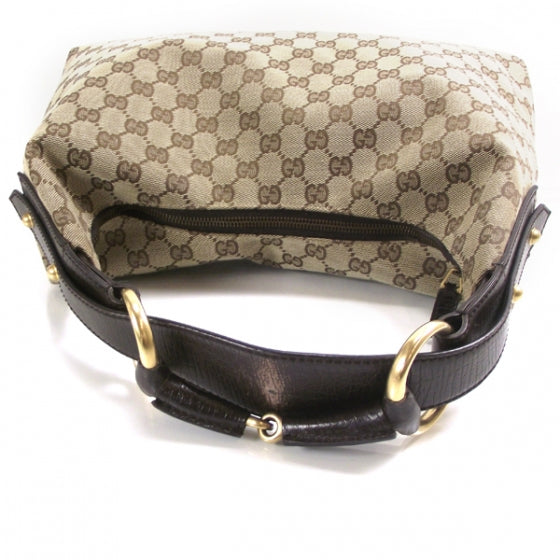 Gucci Monogram Medium Horsebit Chain Hobo 4 of 10