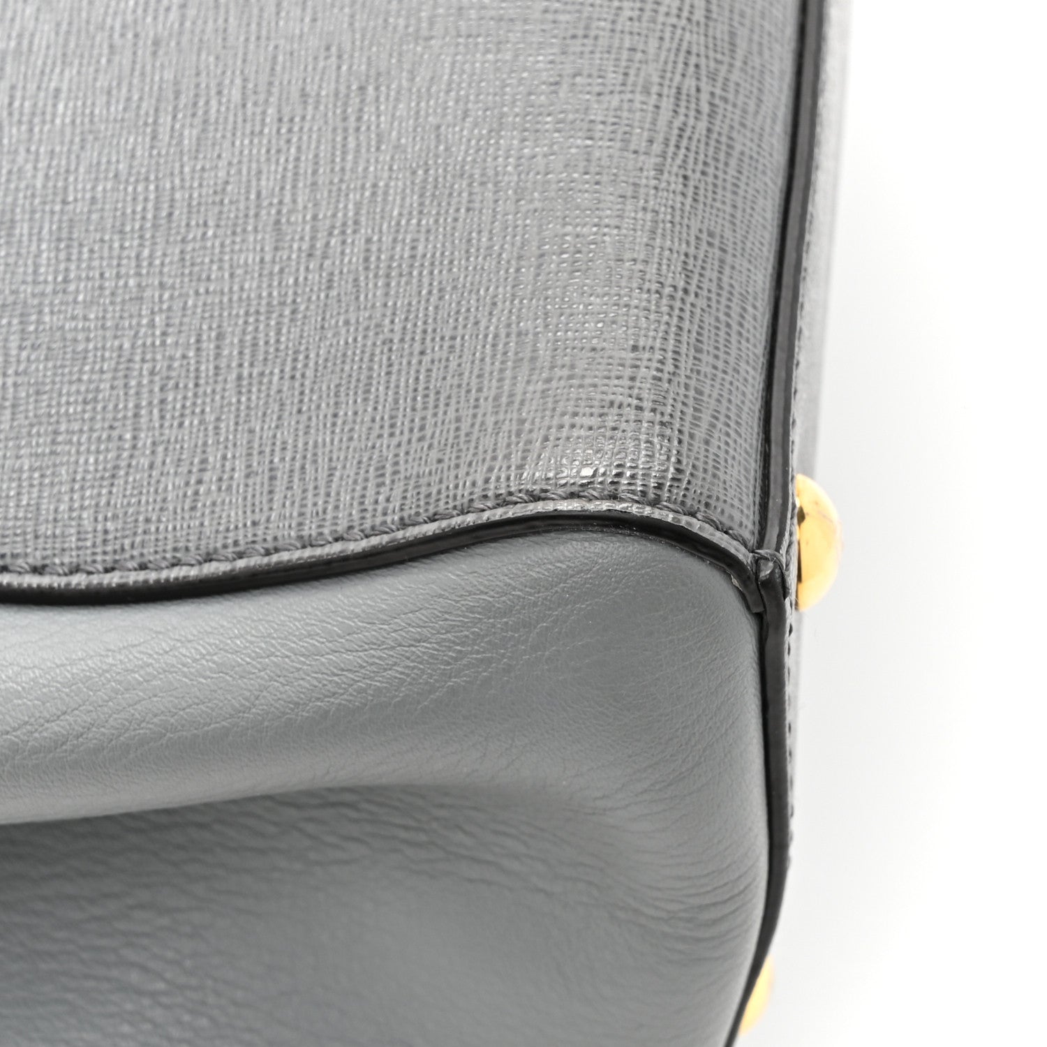 Fendi Vitello Elite Petite 2Jours Tote Grigio Grigio Chiaro 15 of 16