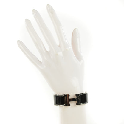Hermes Enamel Wide Clic Clac H Bracelet PM Black 2 of 7