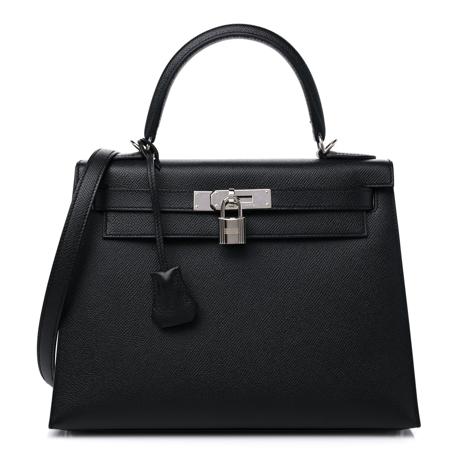 Hermes Epsom Kelly Sellier 28 Black 1 of 10