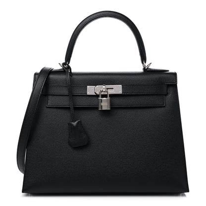 Hermes Epsom Kelly Sellier 28 Black 1 of 10