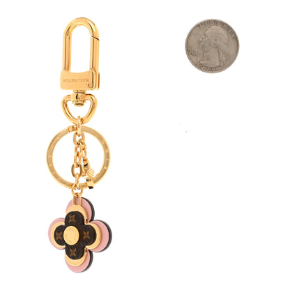 Louis Vuitton Monogram Blooming Flowers BB Bag Charm Key Holder Pink 2 of 4