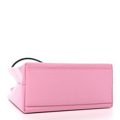 Balenciaga Squared Calfskin Logo North South Shopper Tote XXS Pink 4 of 10