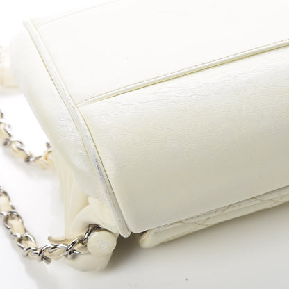 Chanel Lambskin Quilted Small Accordion Flap White 16 of 21