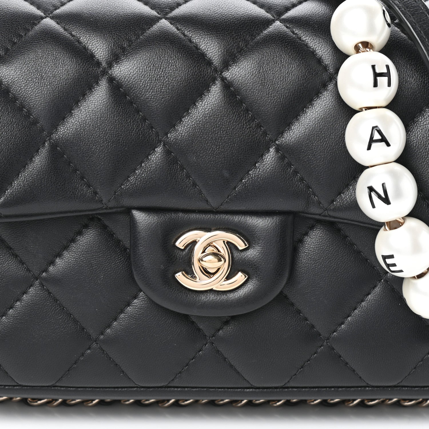 Chanel Lambskin Quilted Small My Precious Flap Black 8 of 10