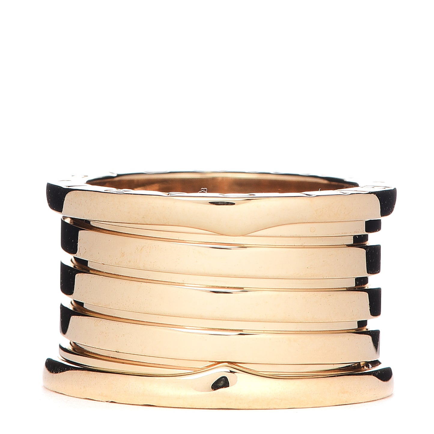 18K Yellow Gold B.Zero1 Five-Band Anniversary Ring 52 6