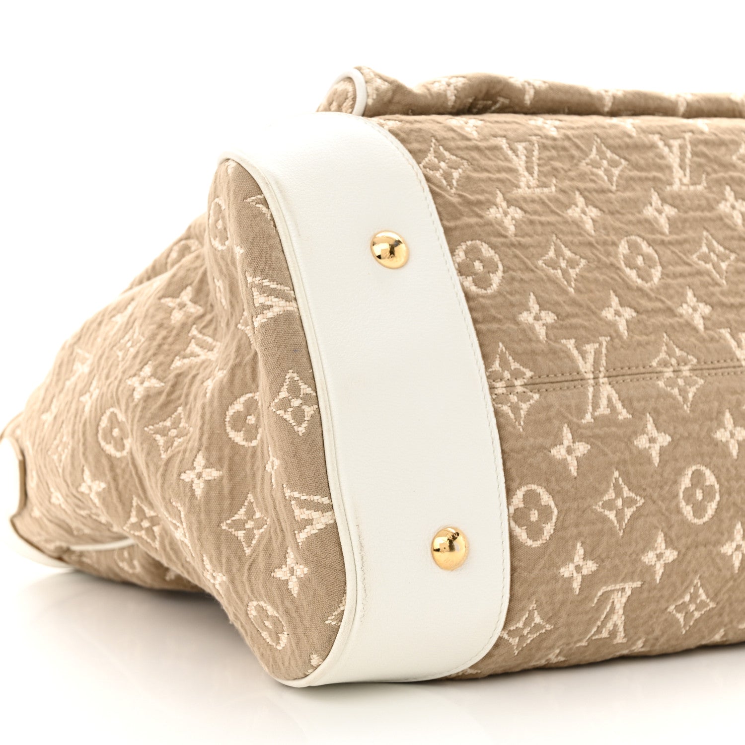 Louis Vuitton Monogram Sabbia Cabas GM White 8 of 15