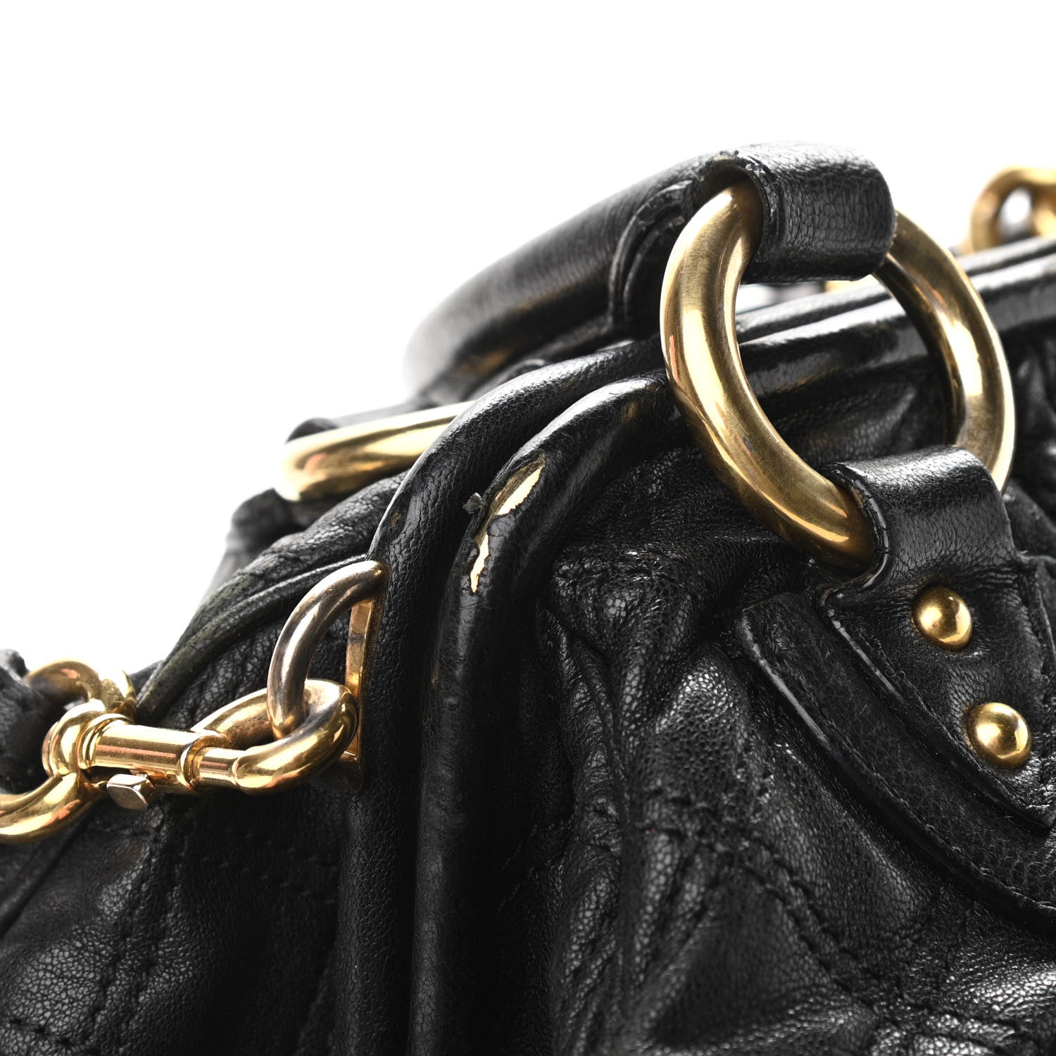 Marc Jacobs Calfskin Quilted Stam Black 13 of 16