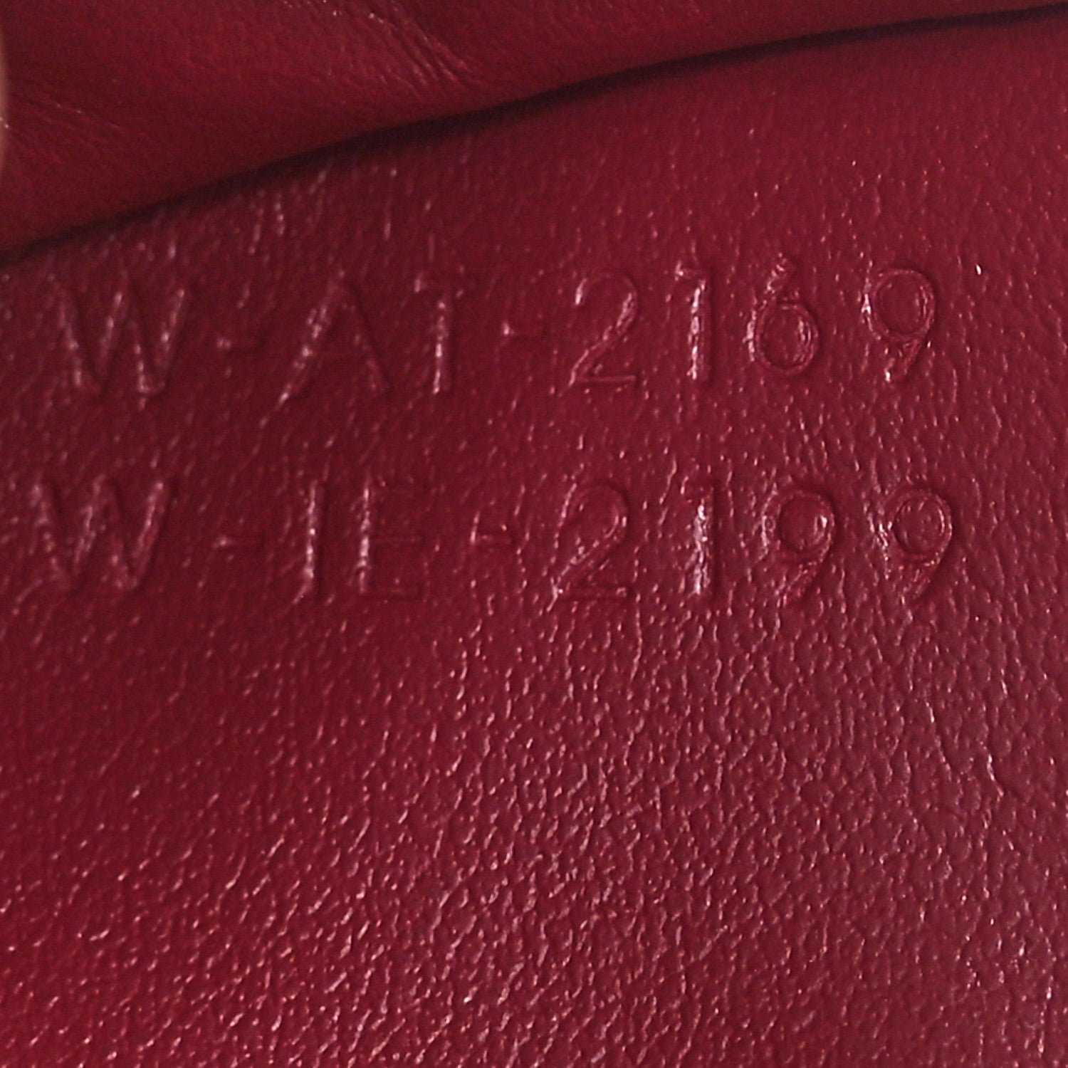 Celine Grained Calfskin Small Tri-Fold Wallet Red 7 of 10