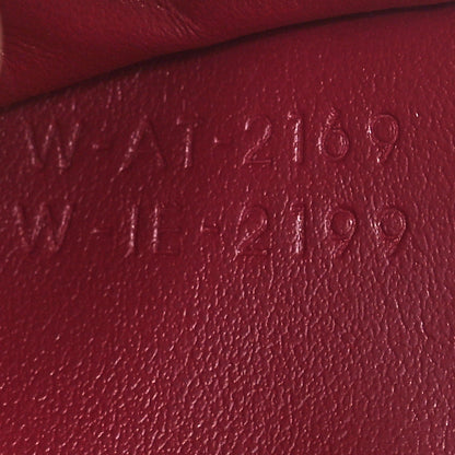 Celine Grained Calfskin Small Tri-Fold Wallet Red 7 of 10