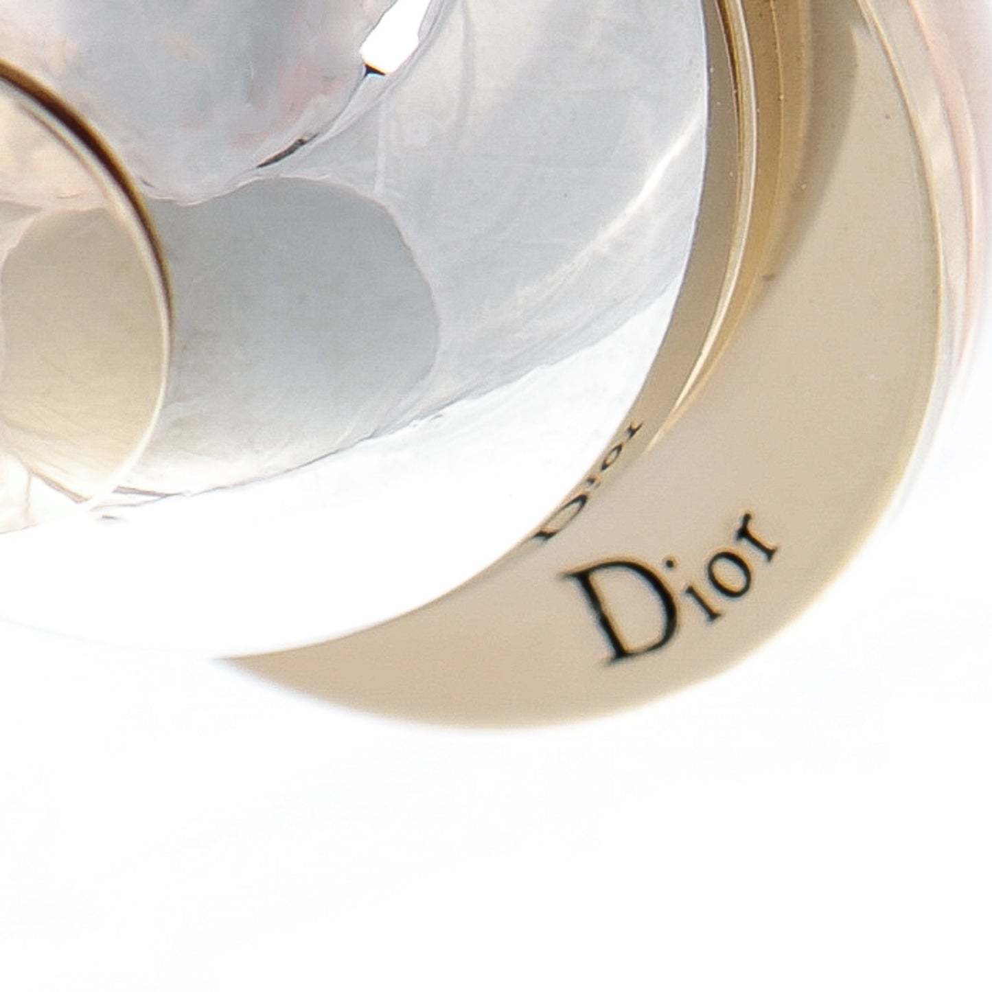 Mise En Dior Tribal Earrings Rose Gold Silver