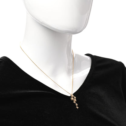 David Yurman 18K Yellow Gold Diamond Starburst Constellation Drop Necklace 2 of 5