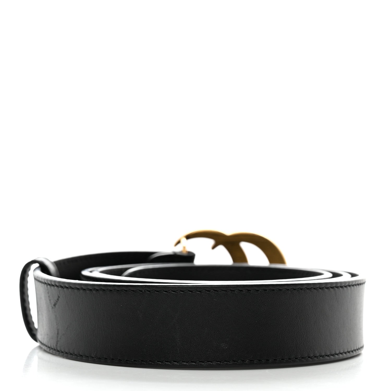 Gucci Moon Calfskin Double G 30mm Belt 95 38 Black 2 of 6