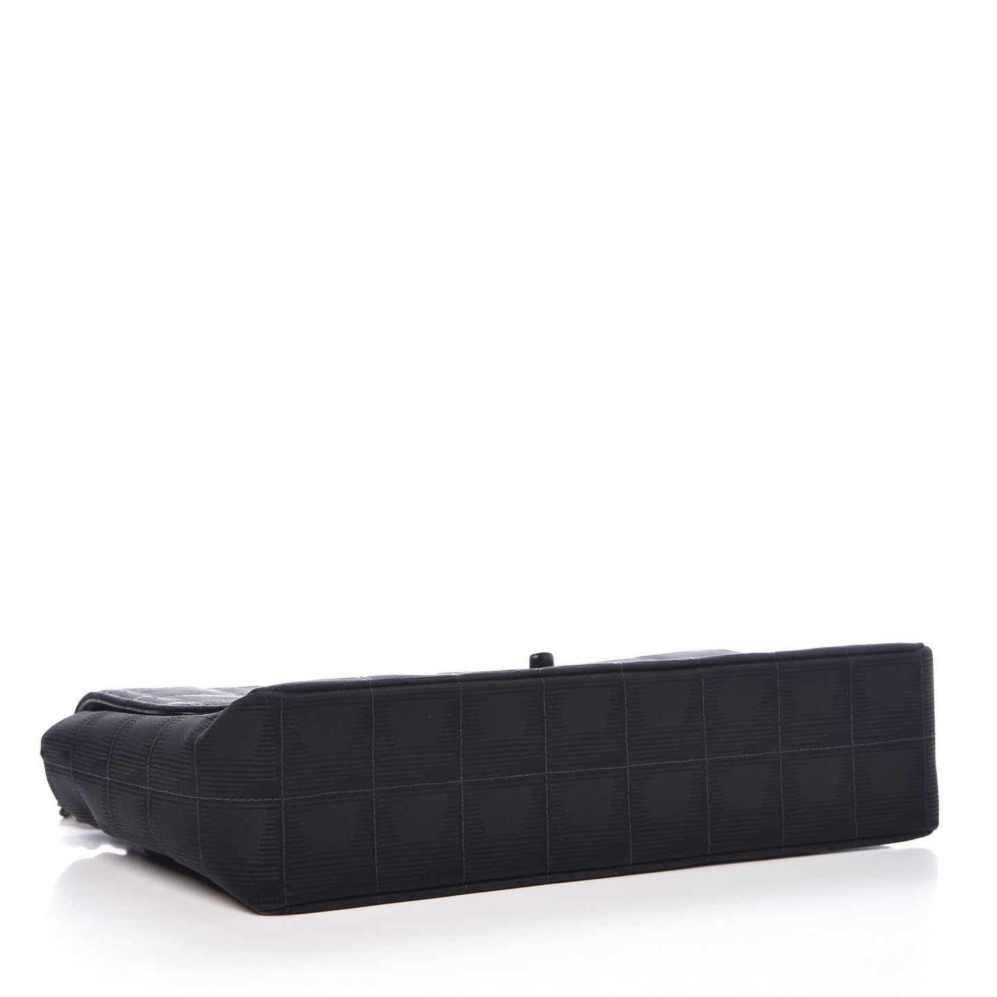 Nylon Medium Travel Flap Black