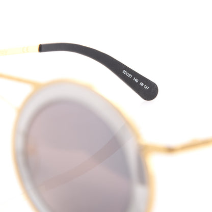 Louis Vuitton Round Metropolis Sunglasses Z0907U Gold 5 of 9