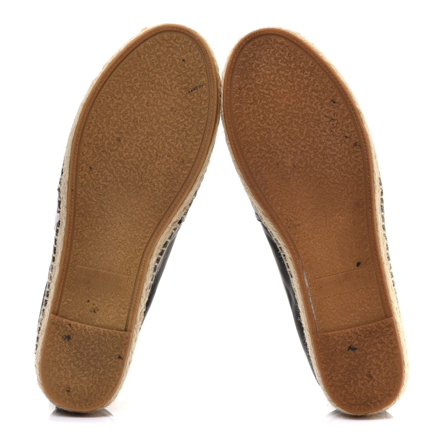 Lambskin Monogram Espadrilles 36.5 Black