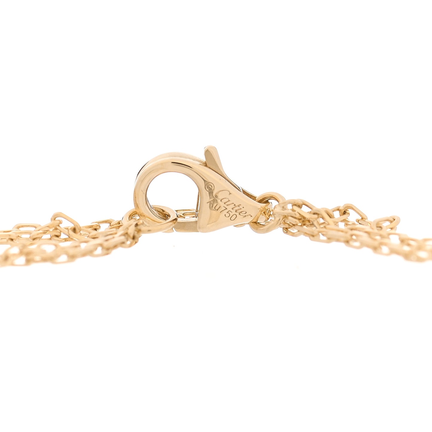 18K Yellow Gold Diamond LOVE Bracelet