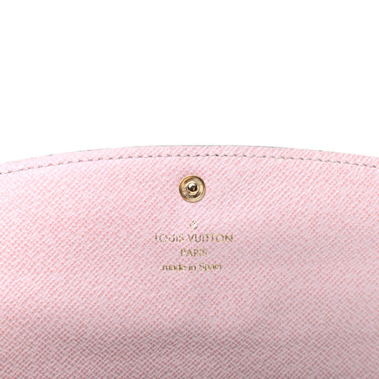 Louis Vuitton Monogram Emilie Wallet Rose Ballerine 6 of 8