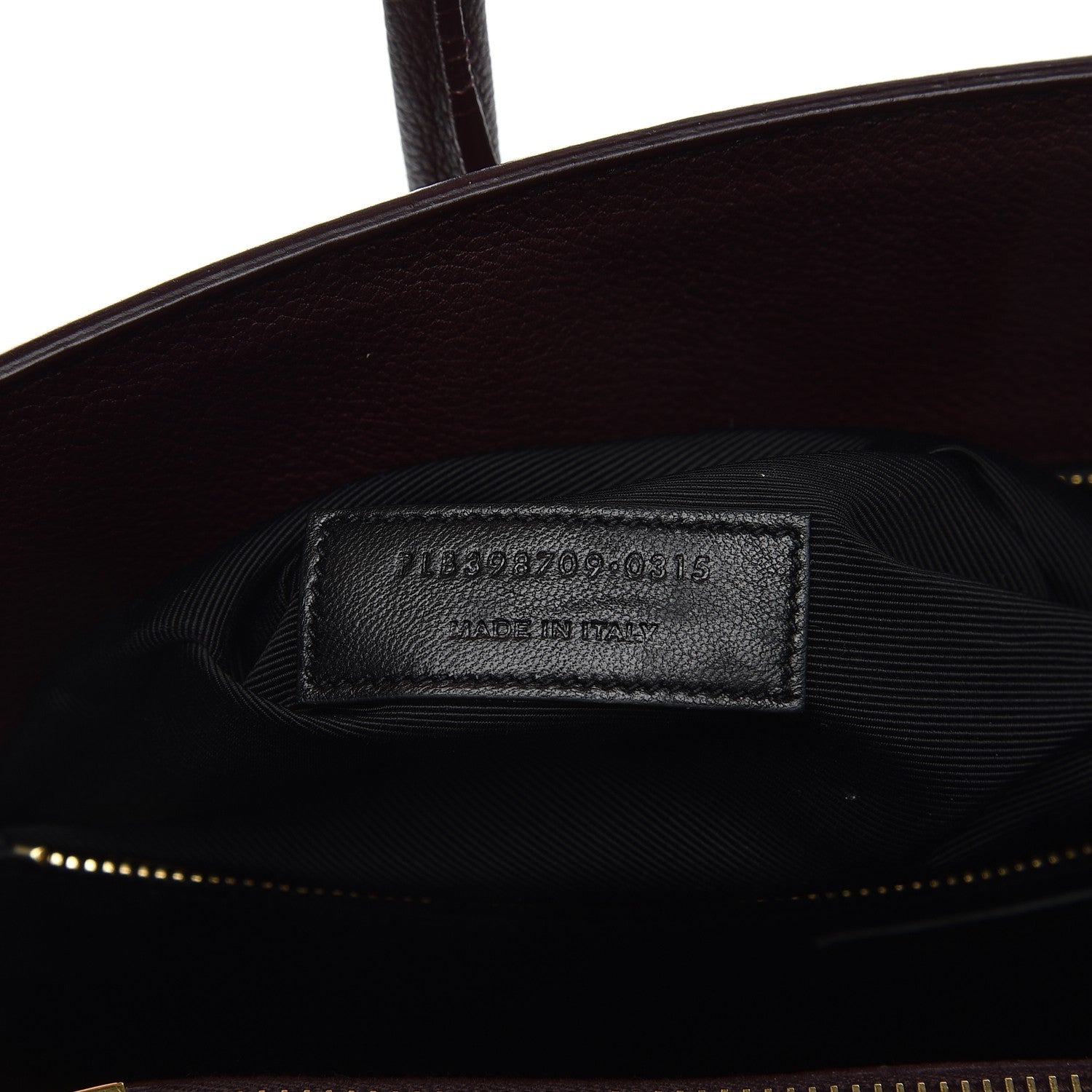 Saint Laurent Grained Calfskin Small Classic Sac De Jour Amaranto 7 of 11