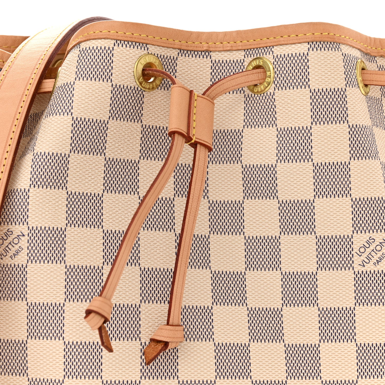Louis Vuitton Damier Azur Noe BB 8 of 10