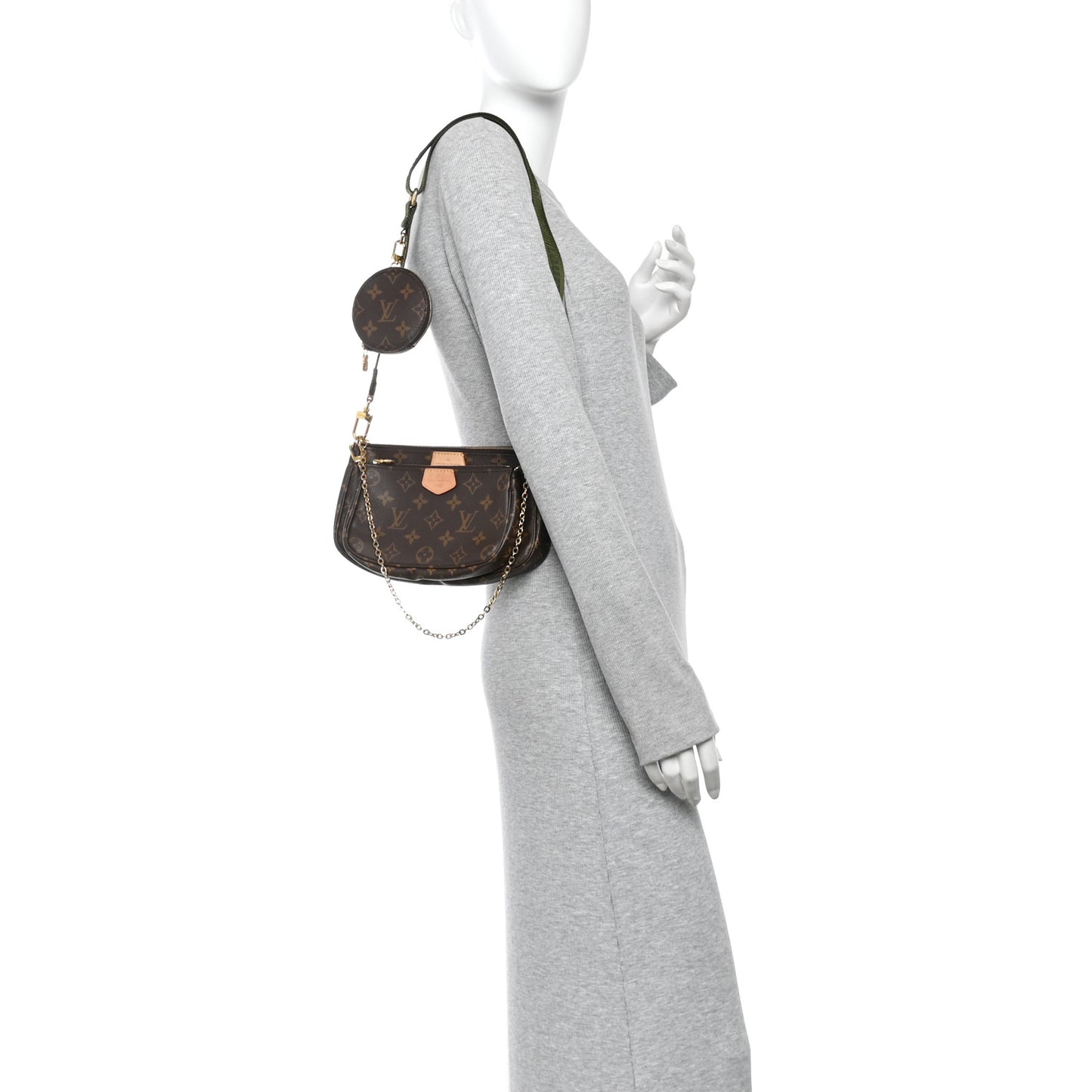 Monogram Multi Pochette Accessories Kaki