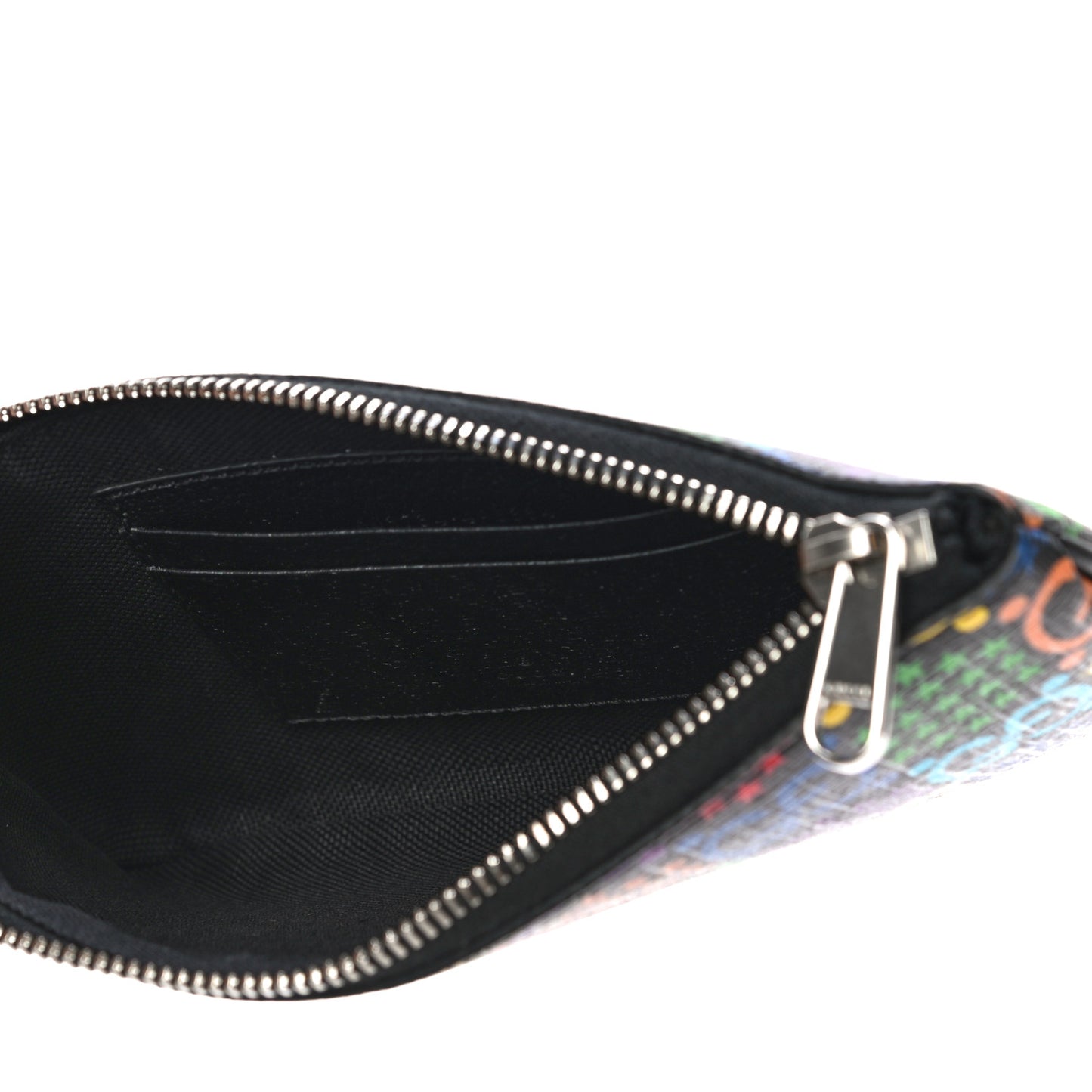 GG Supreme Monogram Psychedelic iPhone Pouch Black