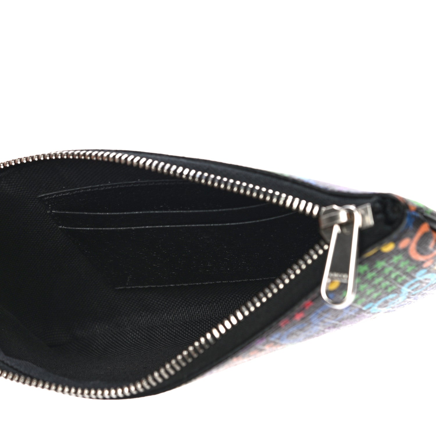 Gucci GG Supreme Monogram Psychedelic iPhone Pouch Black 5 of 10