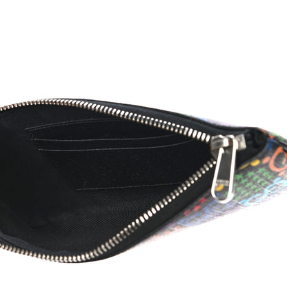 Gucci GG Supreme Monogram Psychedelic iPhone Pouch Black 5 of 10