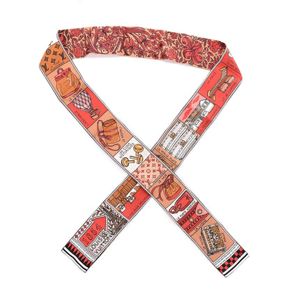 Louis Vuitton Silk Jeu De Louis BB Bandeau Beige 1 of 4