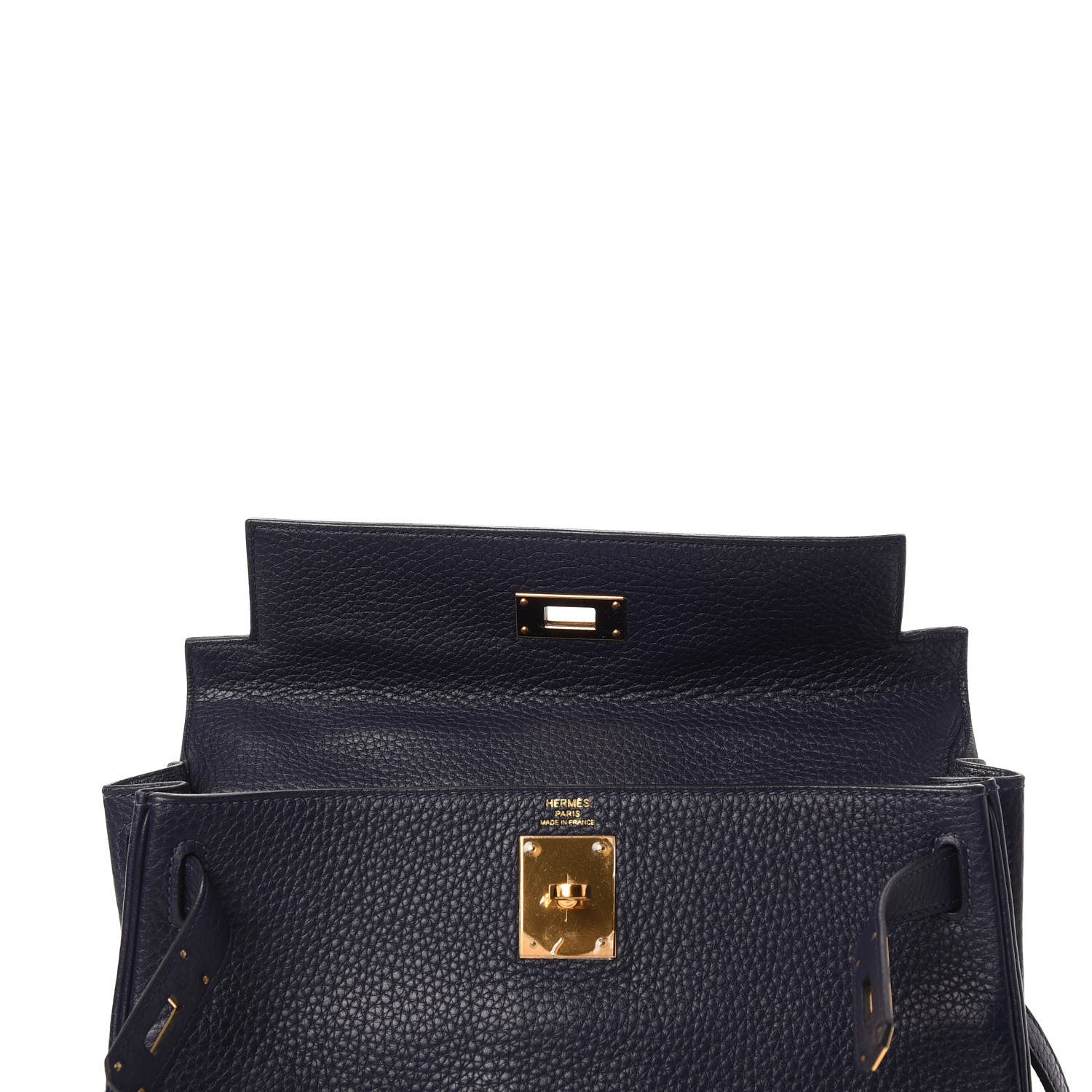 Hermes Taurillon Clemence Kelly Retourne 28 Bleu Nuit 8 of 34