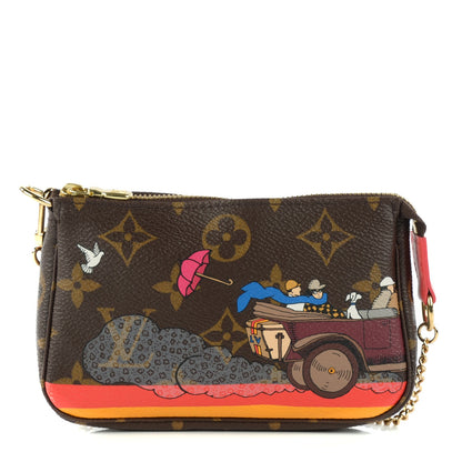 Louis Vuitton Monogram 2015 Christmas Animation Mini Pochette Accessories 1 of 7
