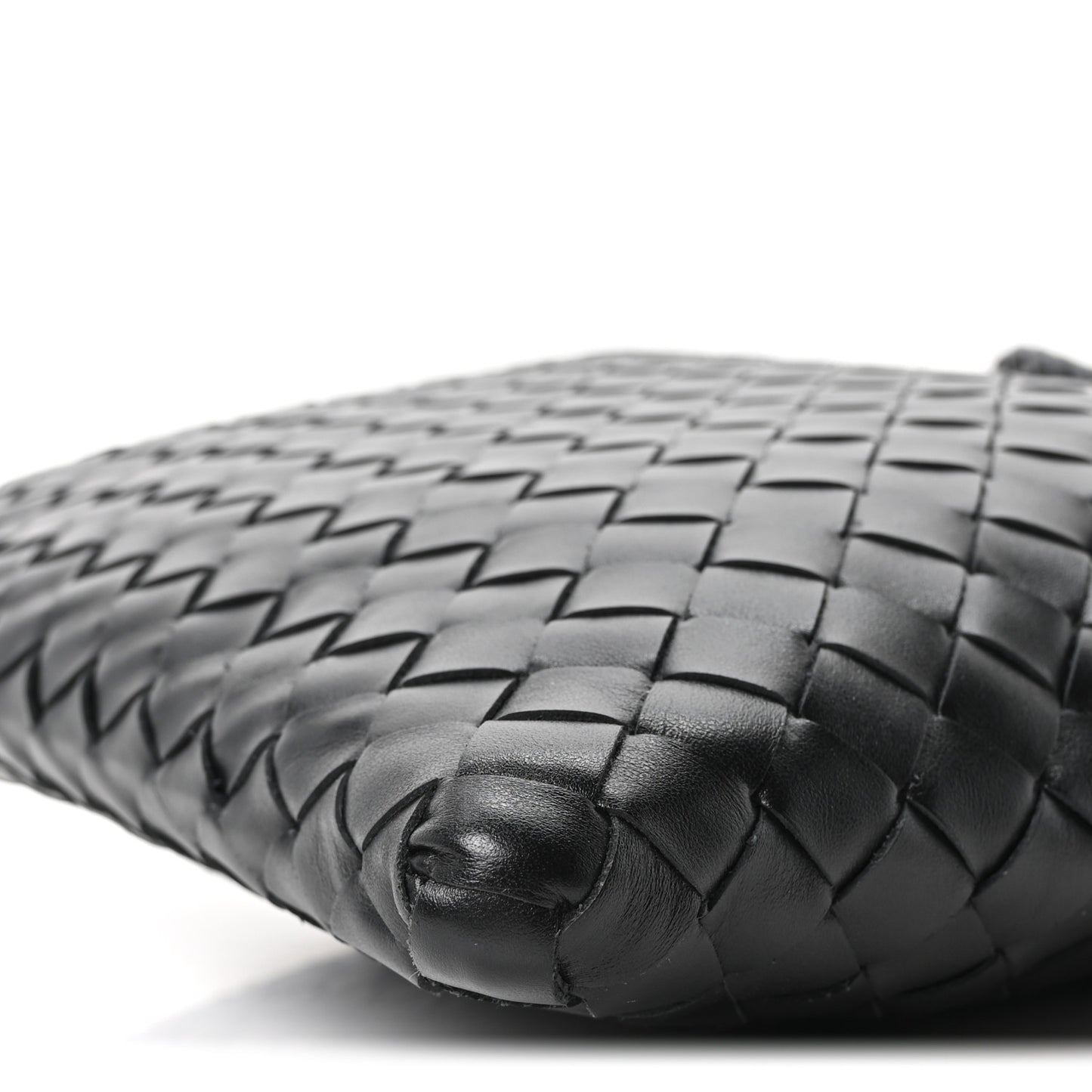 Nappa Intrecciato Andiamo Flat Messenger Black