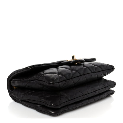 Chanel Lambskin Quilted Small Pillow Crush Flap Dark Brown 4 of 11