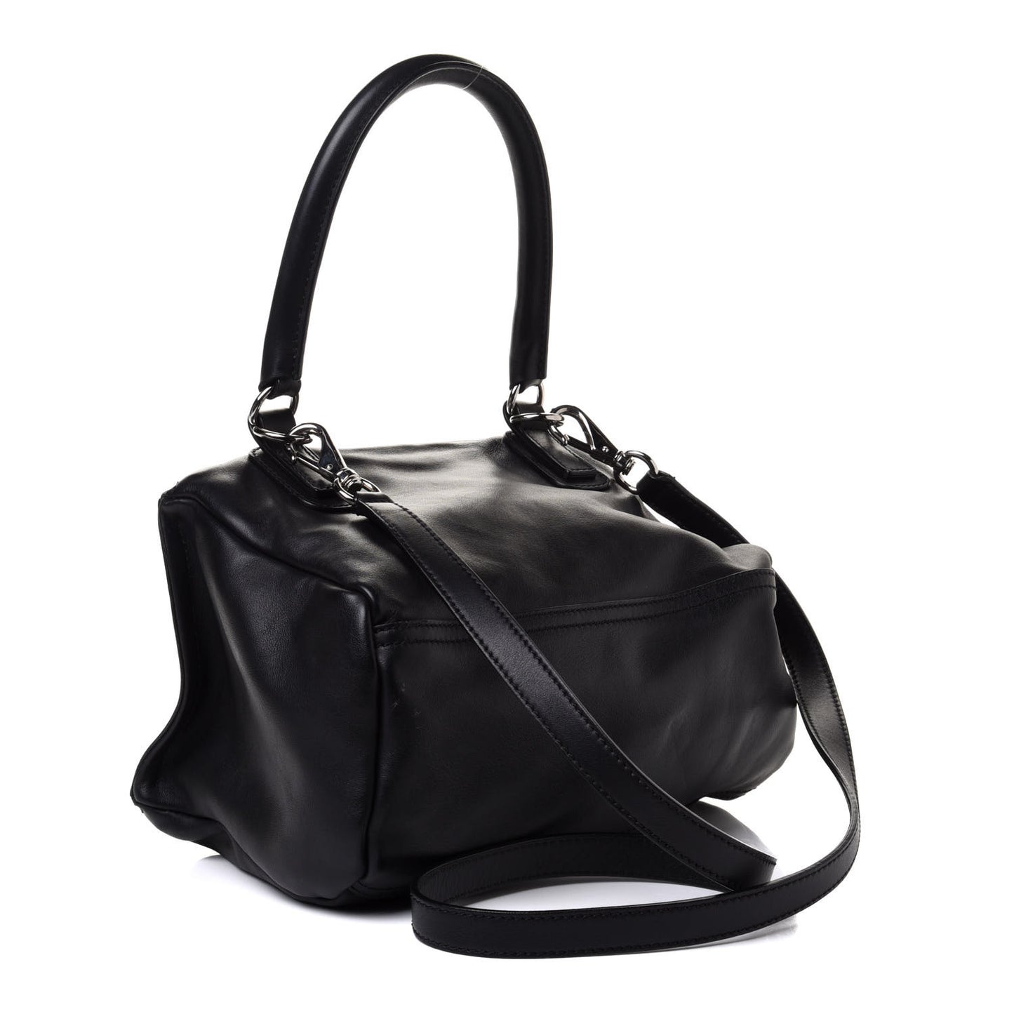 Calfskin Small Studded Star Pandora Black