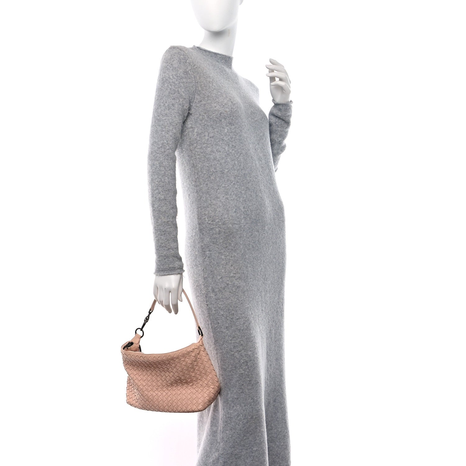 Bottega Veneta Nappa Intrecciato Small Shoulder Bag Petal 2 of 8