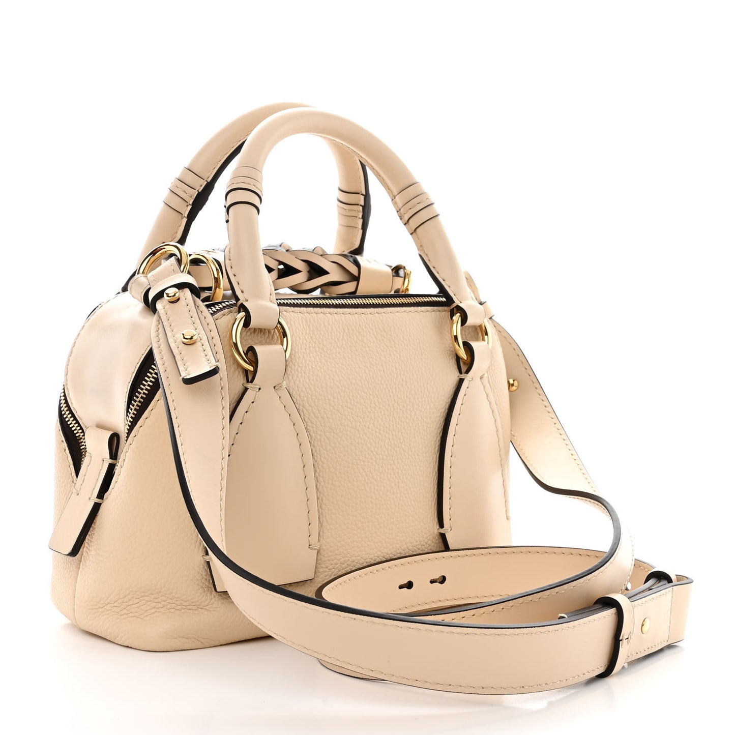 Calfskin Small Daria Sweet Beige