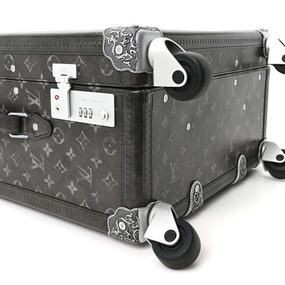Louis Vuitton Brushed Monogram Rolling Trunk Black 7 of 8