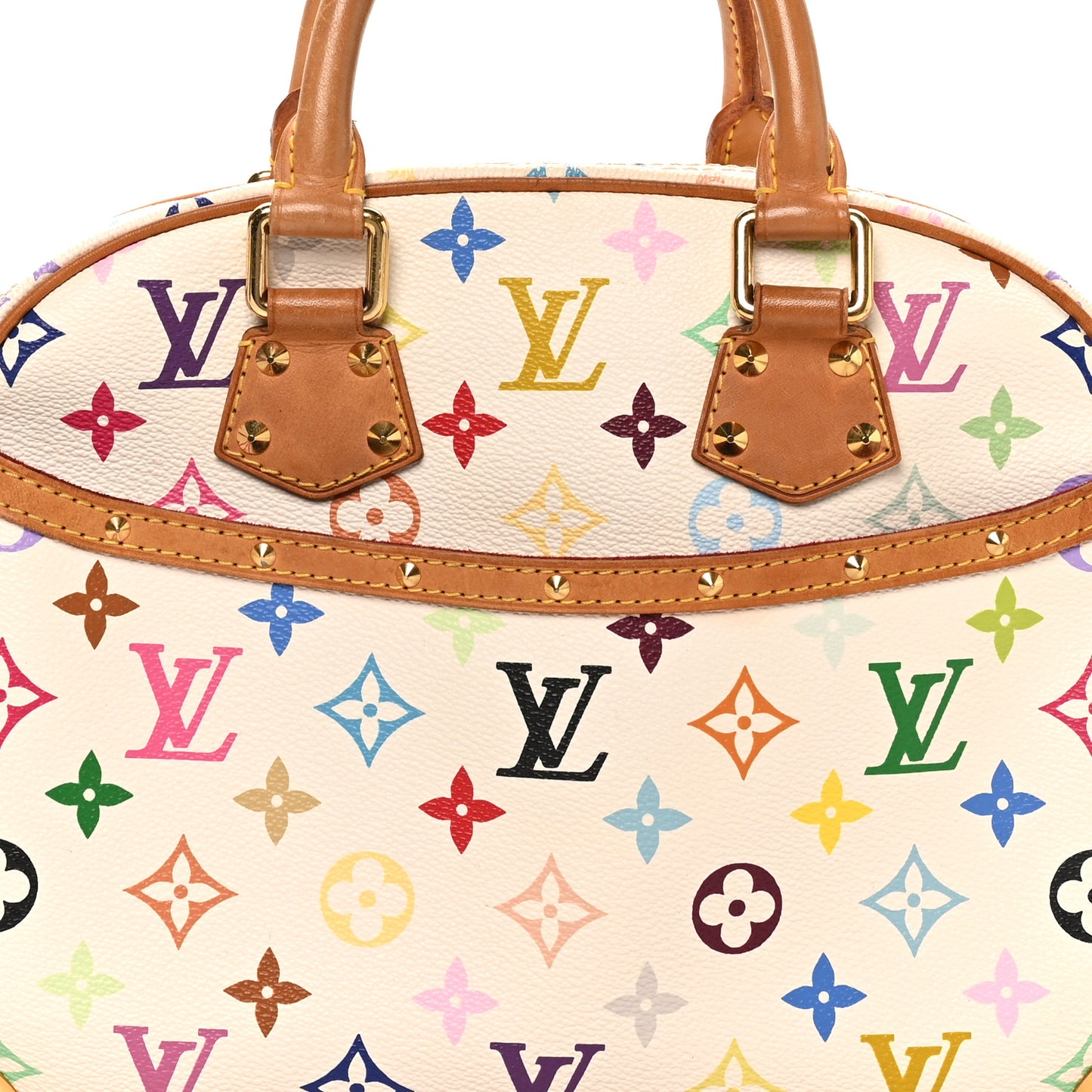 Monogram Multicolor Trouville White