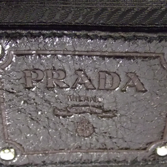 Prada Cervo Lux Chain Shoulder Bag Ebano 8 of 12