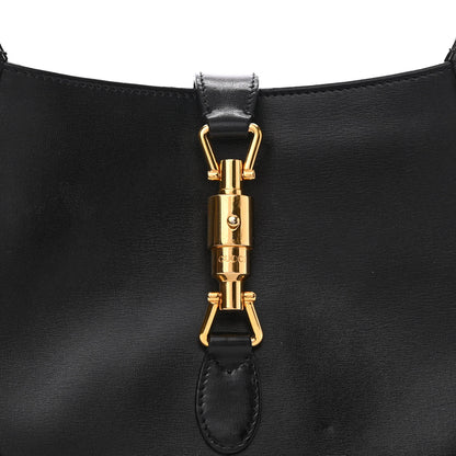 Gucci Boarded Dyana Lux Calfskin Small Jackie 1961 Hobo Black 8 of 13