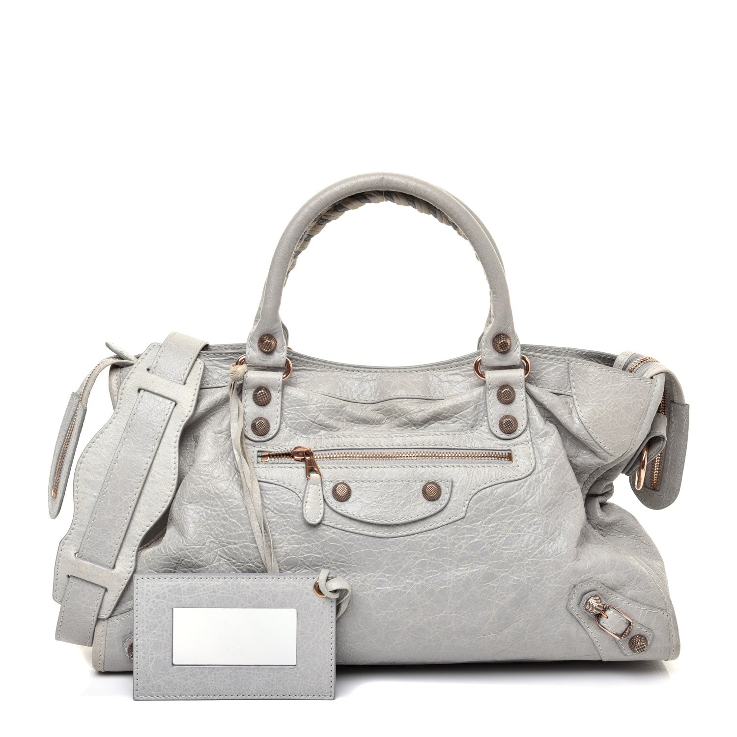 Balenciaga Agneau Giant 12 Rose Gold Hardware Hardware City Gris Ciment 1 of 9