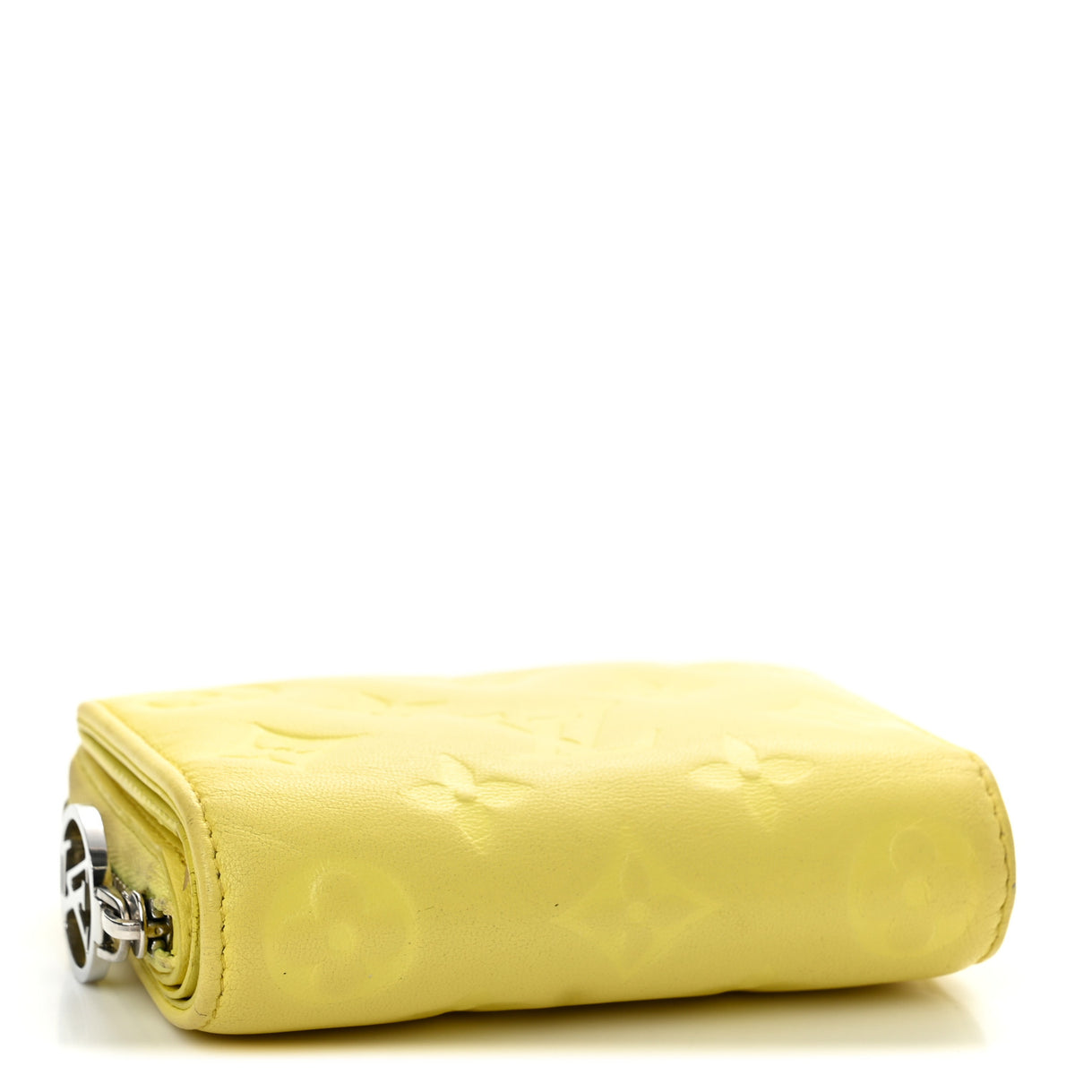 Louis Vuitton Lambskin Embossed Monogram Lou Coussin Wallet Yellow 4 of 10