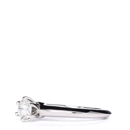 Tiffany Platinum Diamond .38ct Solitaire Engagement Ring 48 4.5 3 of 8