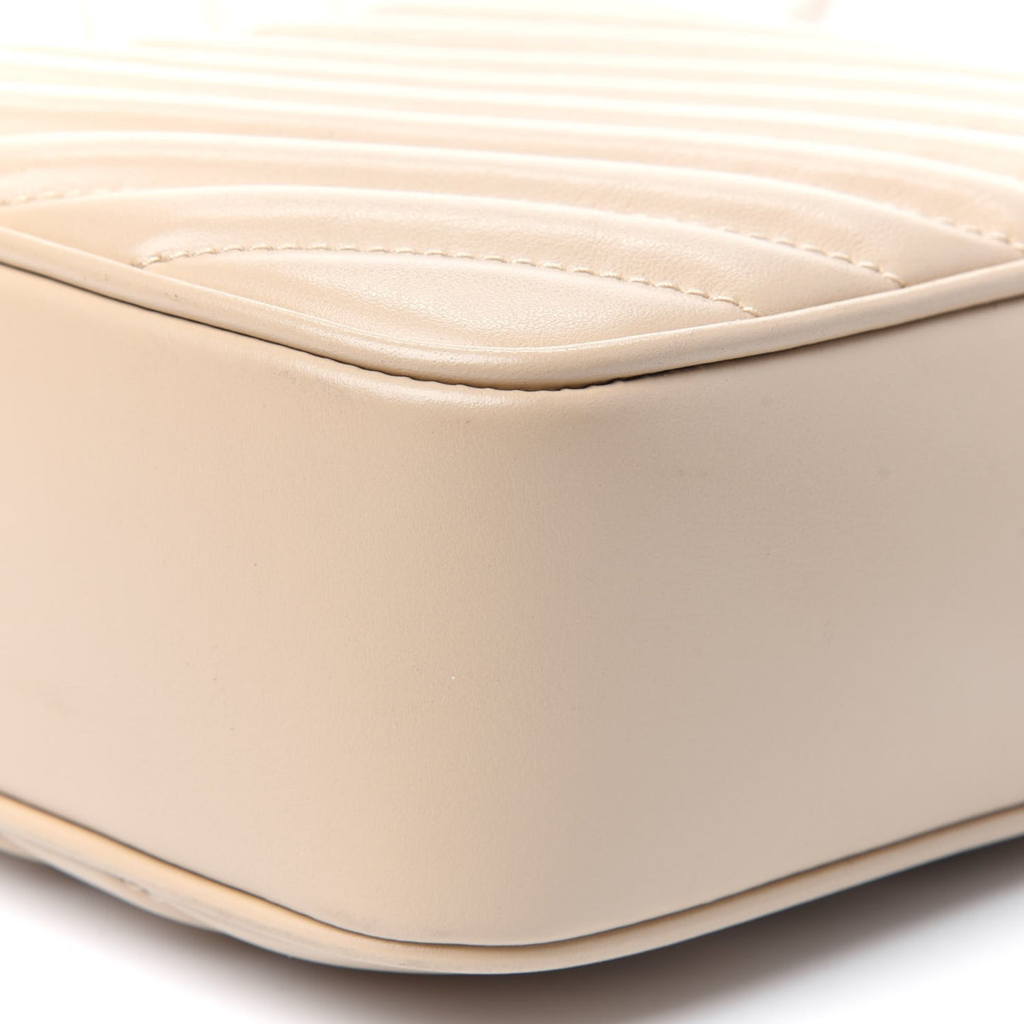 Calfskin Matelasse Monogram Lou Camera Bag Nude Powder
