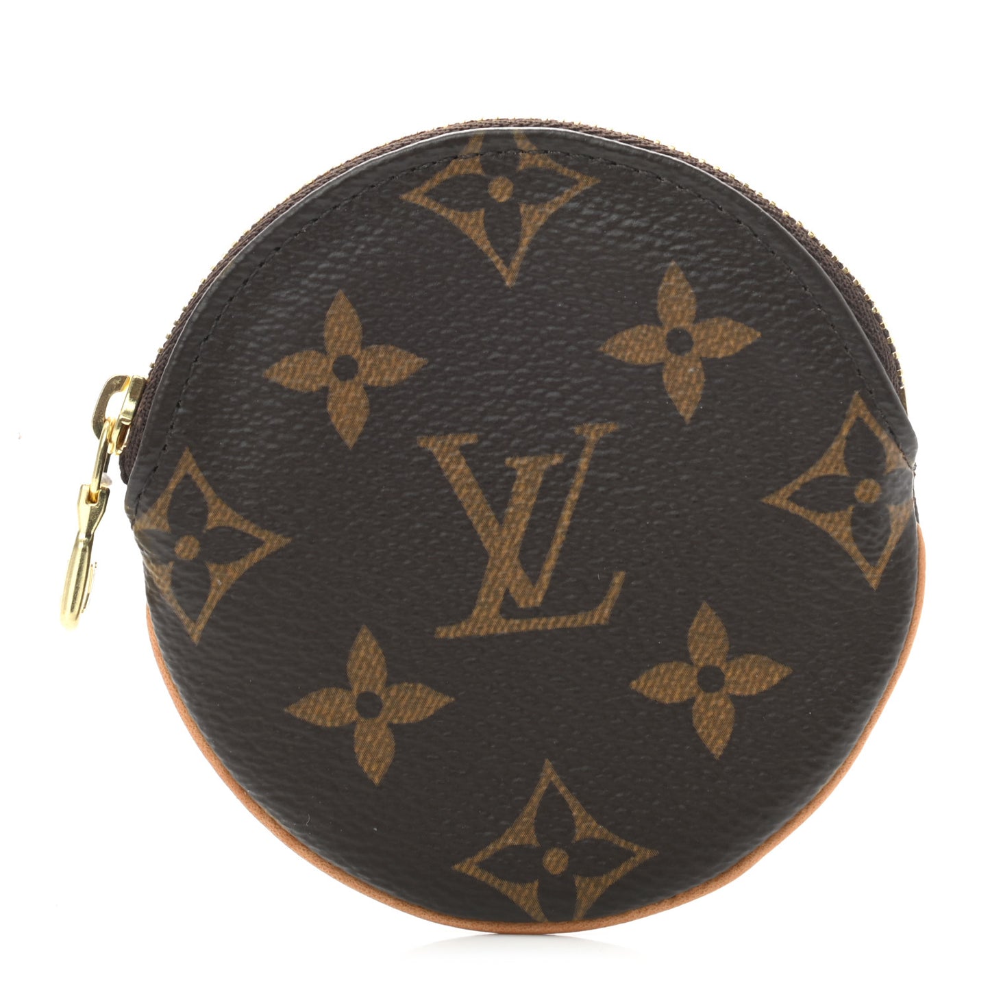 Monogram Round Coin Purse