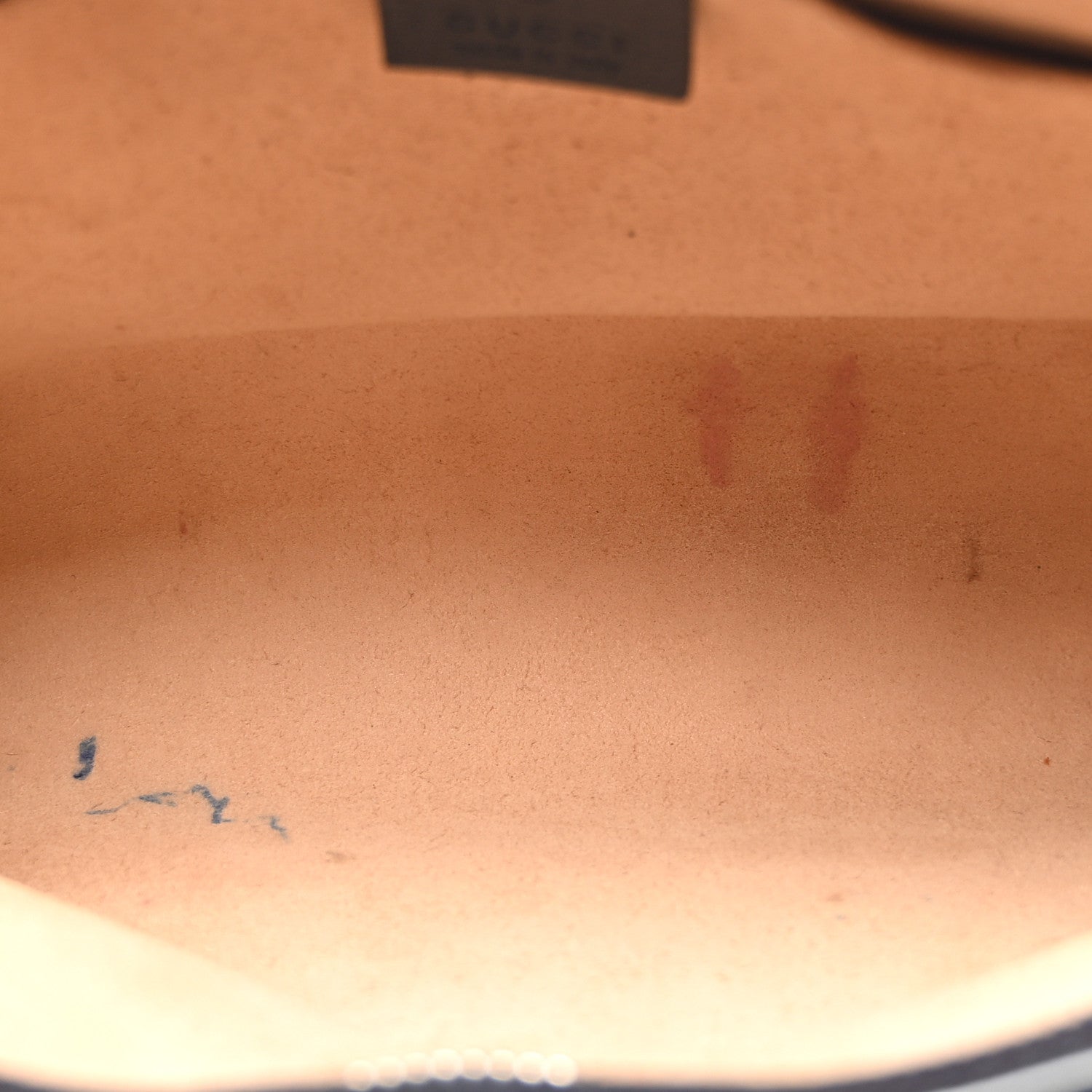 Gucci GG Supreme Monogram Web Ophidia Pouch Beige Blue 5 of 11