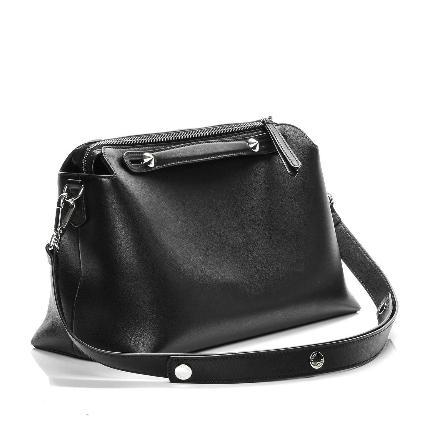 Vitello Dolce Marmol Large By The Way Boston Bag Black