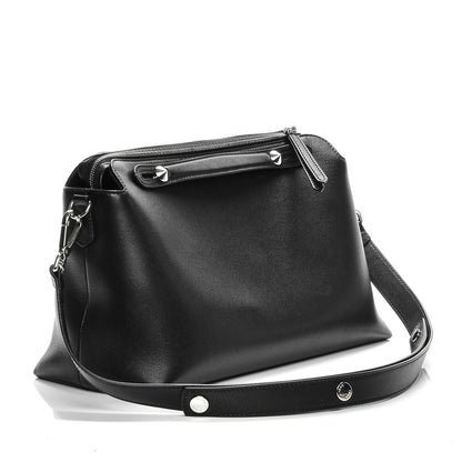 Fendi Vitello Dolce Marmol Large By The Way Boston Bag Black 3 of 6